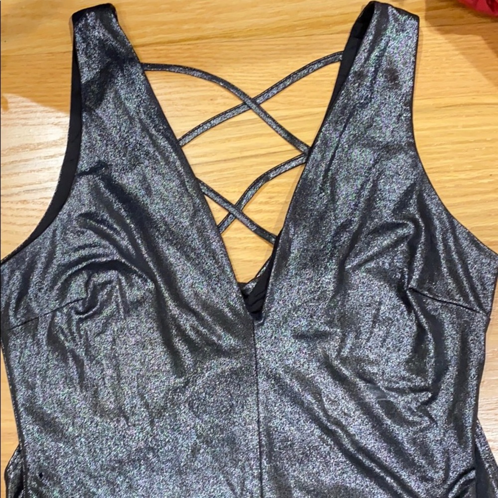 Shiny bodysuit